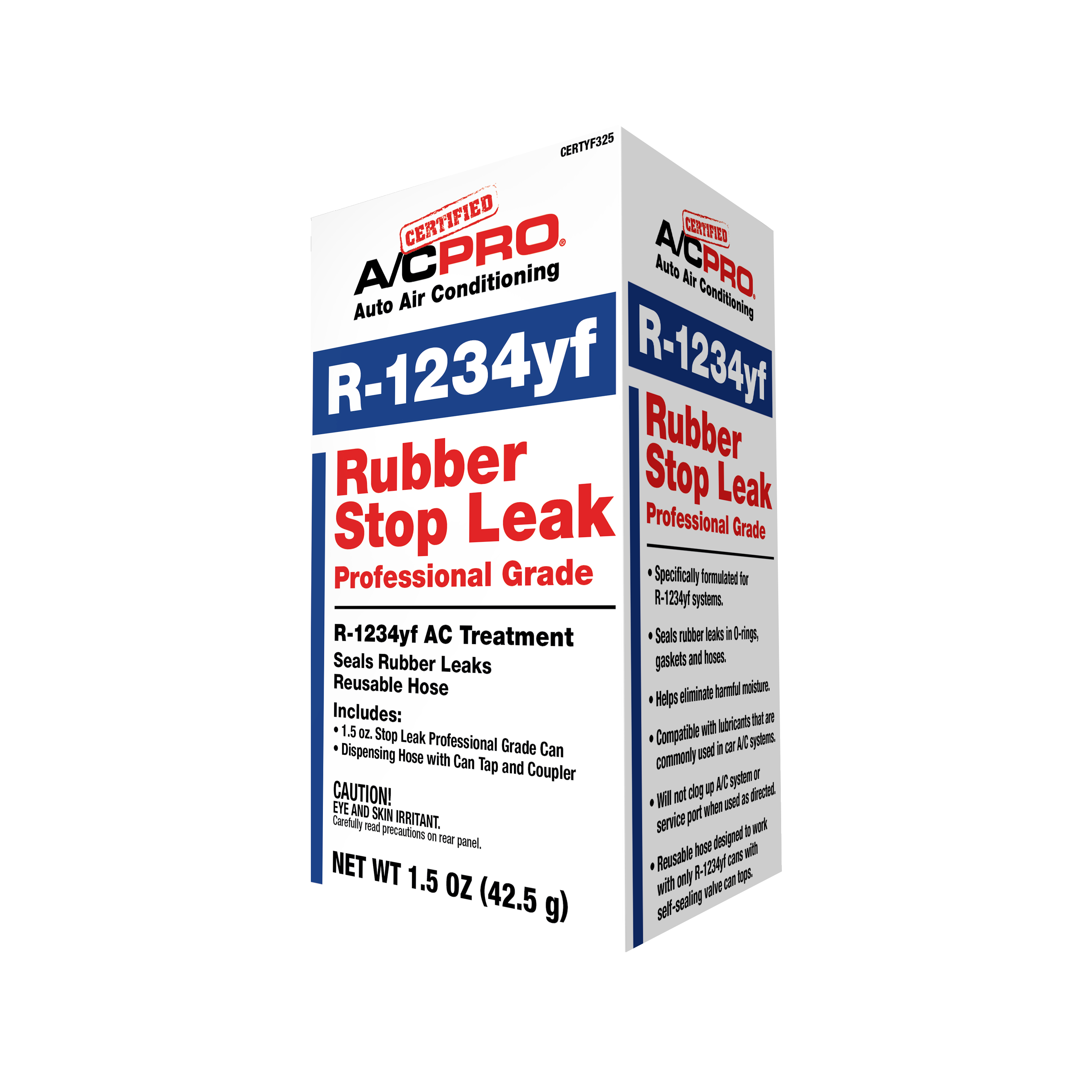 CERTYF325 | Certified A/C Pro® 1234yf Rubber Stop Leak Treatment, 1.5oz