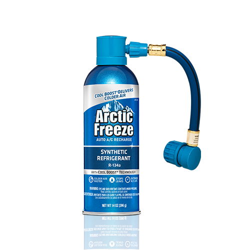 AF | Arctic Freeze R-134a Basic AC Recharge Kit, Cool Boost