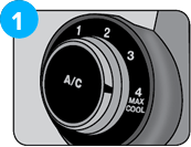 Determine el motor y el aire acondicionado