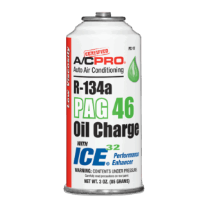 Certified A/C Pro® R-134a PAG 46 Oil Charge With ICE 32