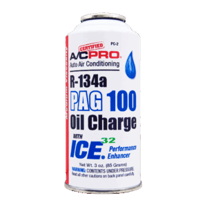 Certified A/C Pro® R-134a PAG 100 Oil Charge With ICE 32