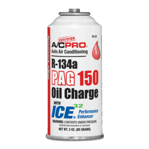 Certified A/C Pro® R-134a PAG 150 Oil Charge With ICE 32