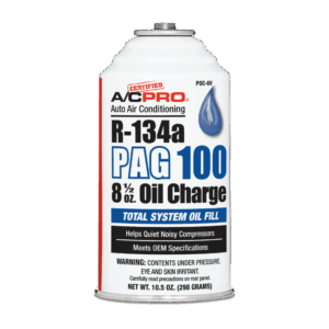 Certified A/C Pro® R-134a Pag 100 Oil Charge Total System Oil Fill
