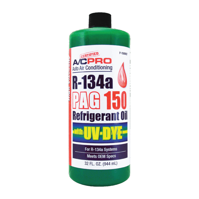 Certified A/C Pro® R-134a PAG 150 High Viscosity Refrigerant Oil With ...