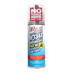 EZ Chill® R-134a Refrigerant Plus Oil Auto A/C Recharge Kit, 12 oz Can